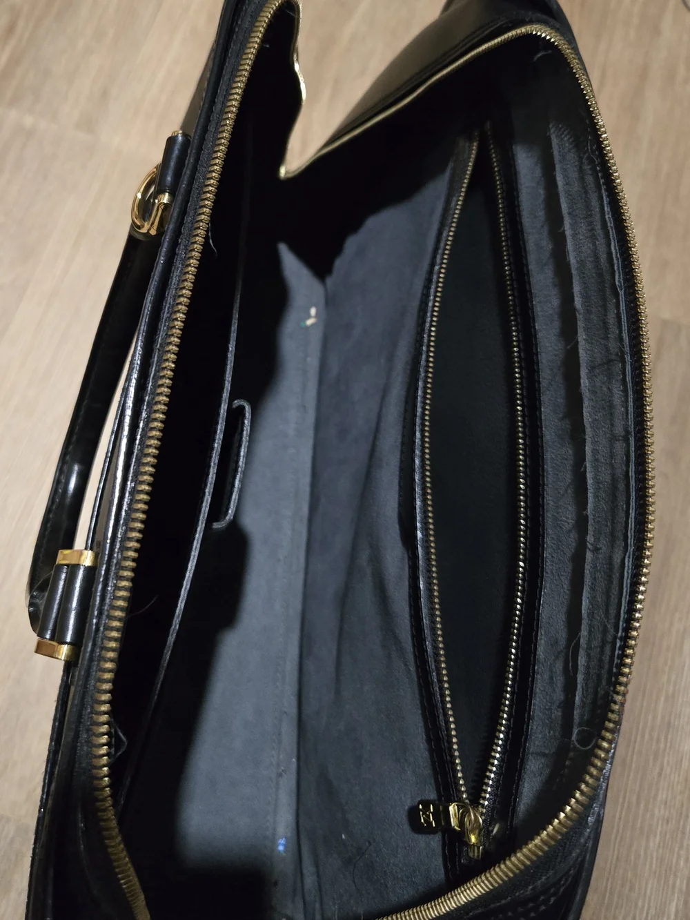 Louis Vuitton Epi Leather Sorbonne Briefcase / Handbag – Black Noir